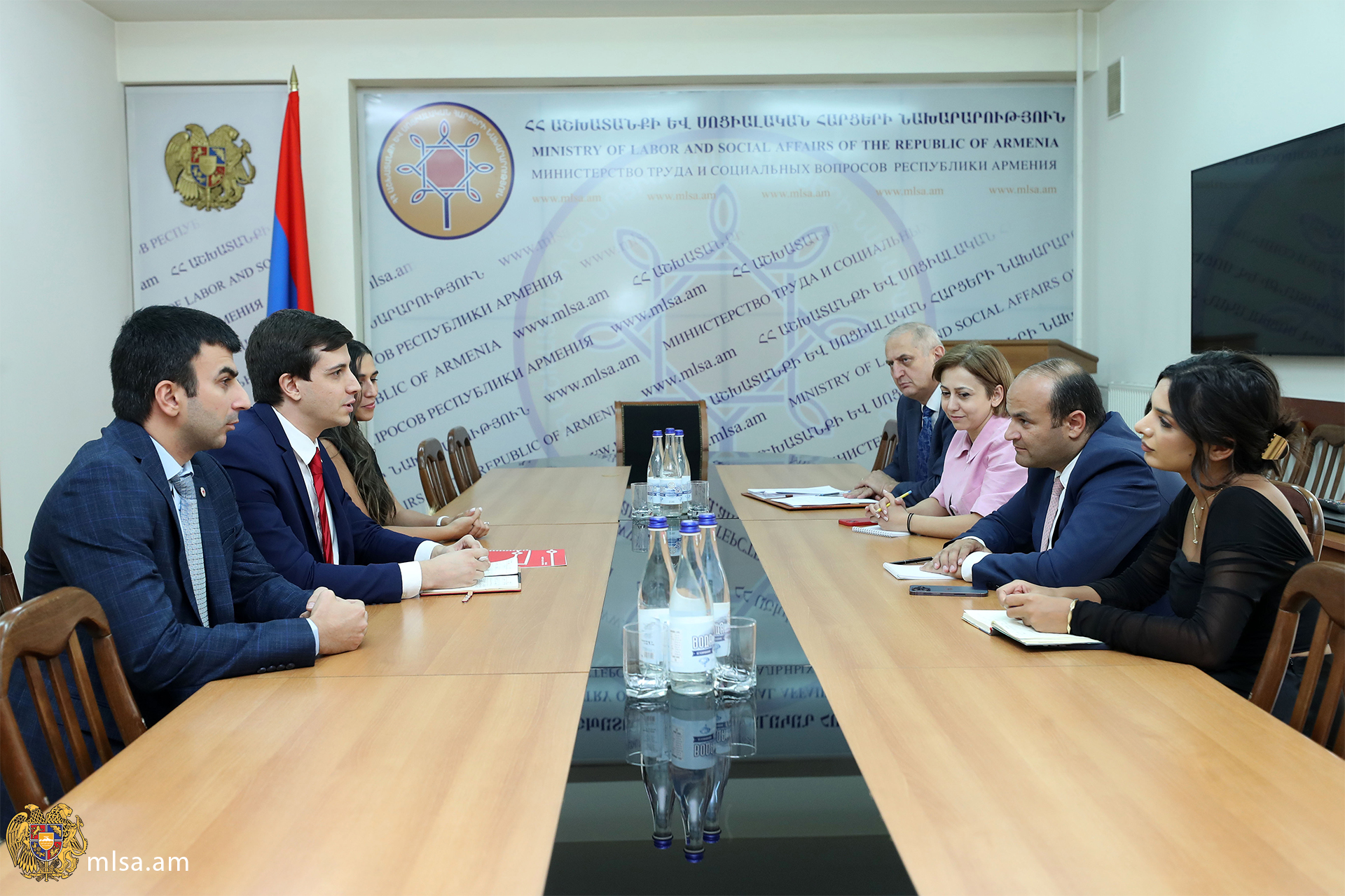 Նարեկ Մկրտչյանն ընդունել է Հայկական Կարմիր խաչի ընկերության նախագահ Դավիթ Ներսիսյանին
