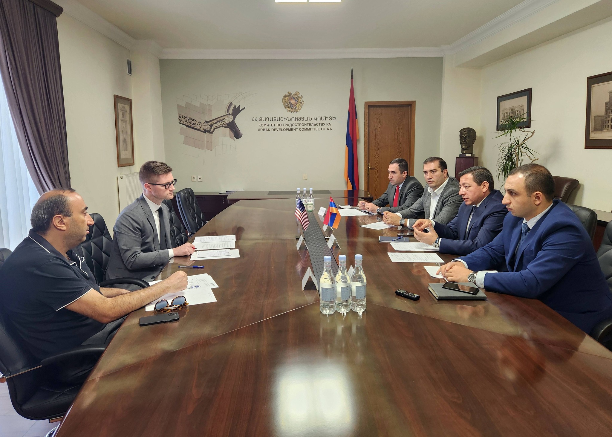 Քաղաքաշինության կոմիտեի նախագահն ընդունել է Միջազգային առևտրային իրավունքի զարգացման ծրագրի ներկայացուցչին