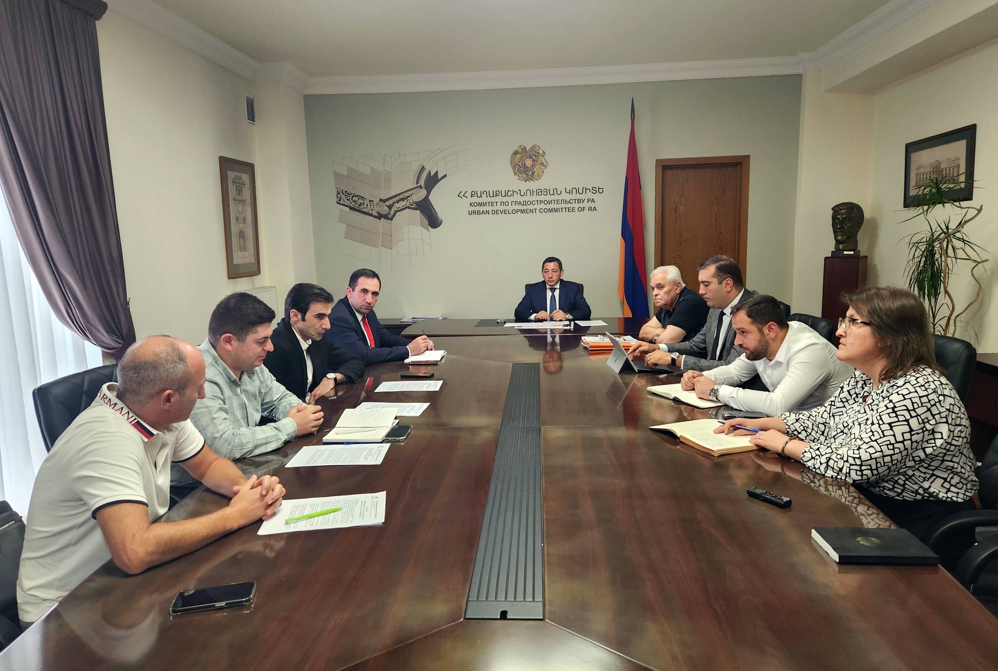 Քաղաքաշինության կոմիտեի նախագահն ընդունել է Կառուցապատողների հայկական ասոցիացիայի ներկայացուցիչներին