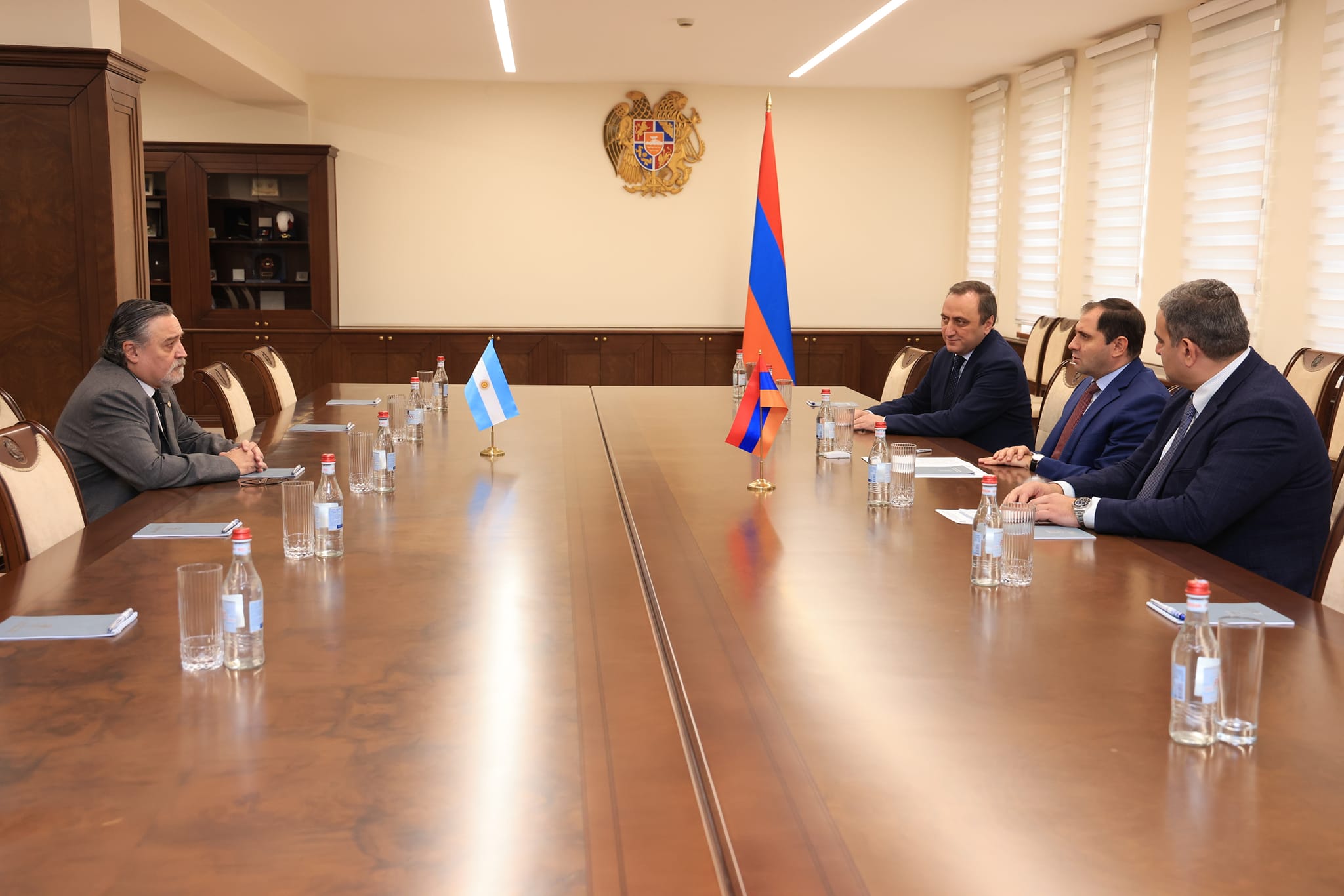 Սուրեն Պապիկյանն ընդունել է Հայաստանում Արգենտինայի արտակարգ և լիազոր դեսպանին