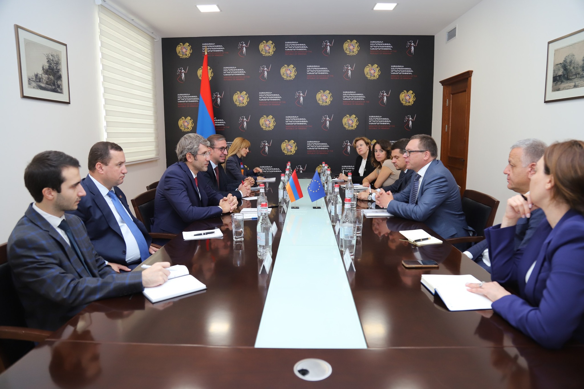 Եվրաջասթն ու Հայաստանը ընդլայնում են գործակցությունը. Արդարադատության նախարարն ընդունել է Եվրաջասթի նախագահին