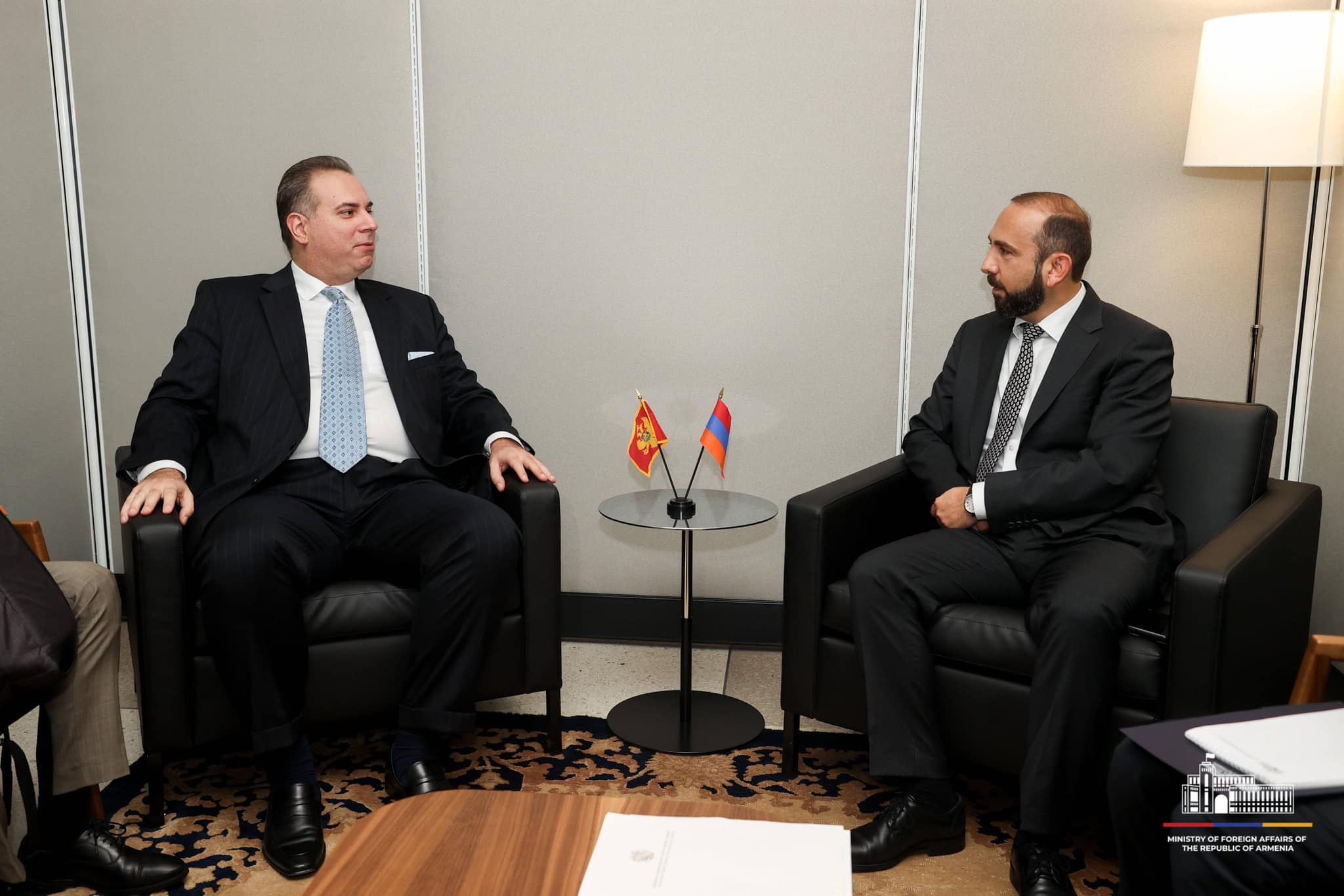 Արարատ Միրզոյանը հանդիպում է ունեցել Չեռնոգորիայի ԱԳ նախարար Ֆիլիպ Իվանովիչի հետ
