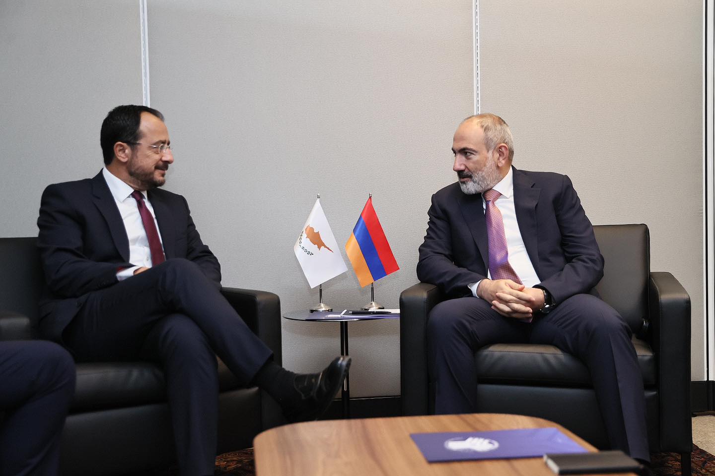 Կիպրոսի նախագահի հետ Նիկոլ Փաշինյանը քննարկել է Հայաստանի և Ադրբեջանի միջև խաղաղության գործընթացը