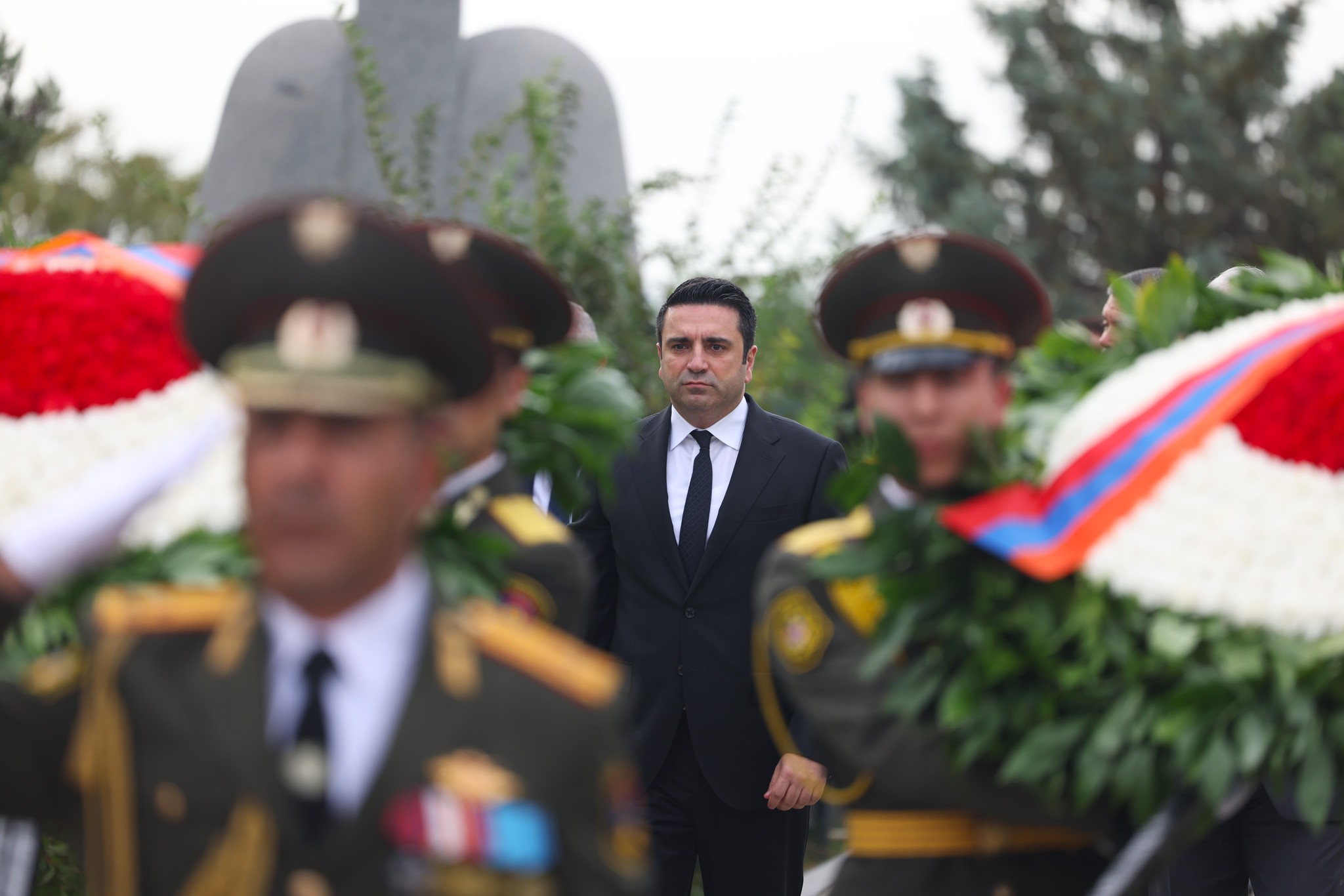 Ալեն Սիմոնյանը հարգանքի տուրք է մատուցել 44-օրյա պատերազմում զոհվածների հիշատակին