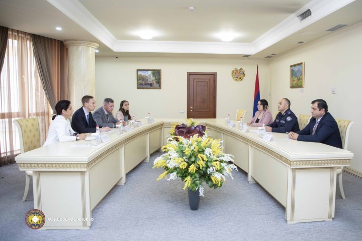 ՀՀ-ում ԱՄՆ դեսպանատան թմրամիջոցների դեմ պայքարի և իրավապահ համագործակցության գրասենյակի նորանշանակ տնօրենի հետ քննարկվել են գործակցության զարգացման հարցեր
