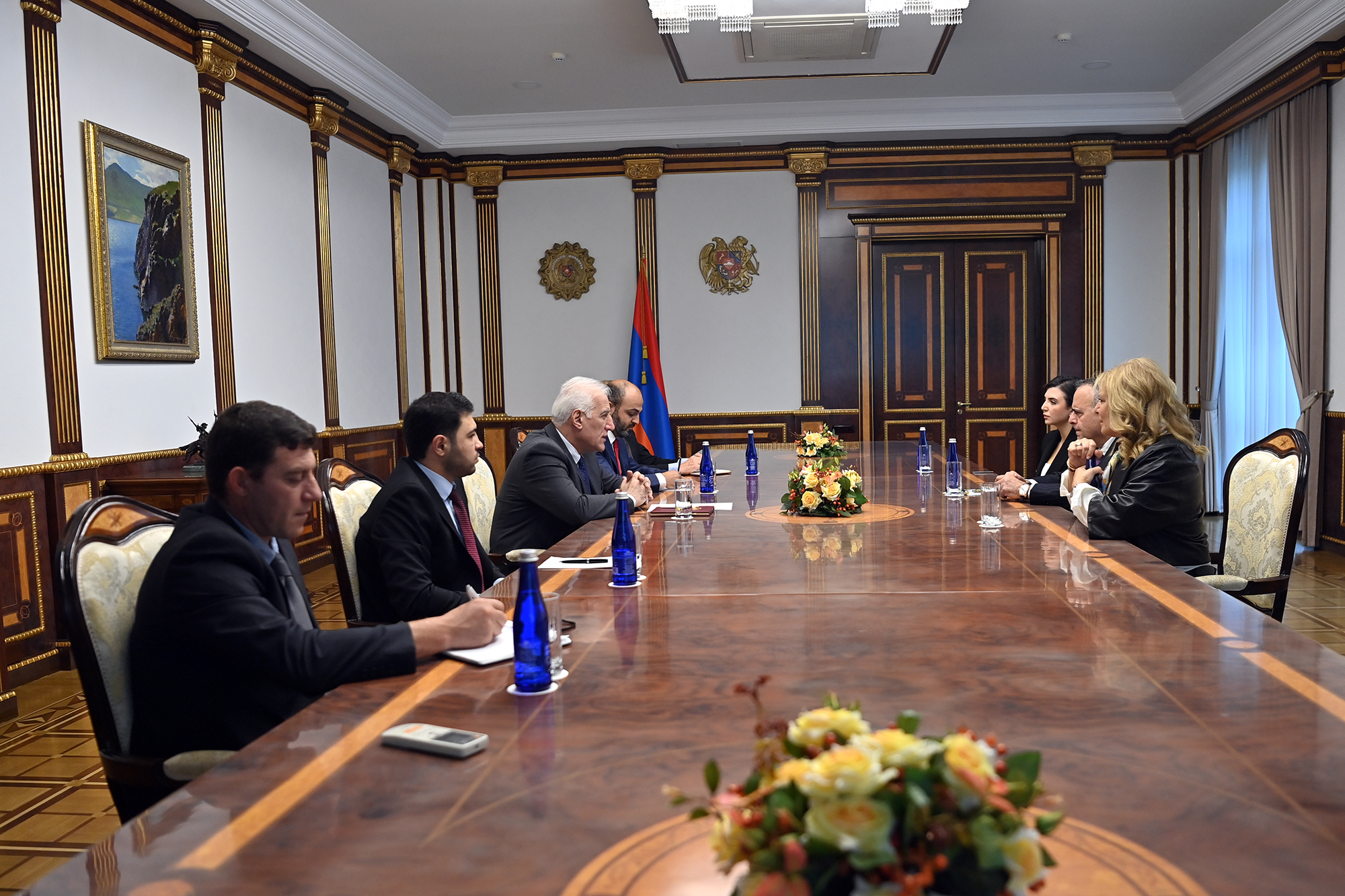 Նախագահն ընդունել է Ամերիկայի հայկական համագումարի հոգաբարձուների խորհրդի նորընտիր համանախագահներին