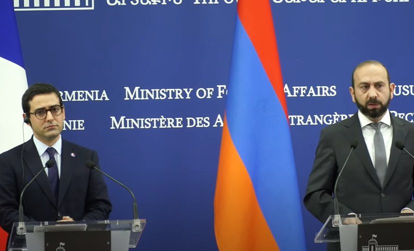 Արարատ Միրզոյանի և Ստեֆան Սեժուրնեի համատեղ մամուլի ասուլիսը