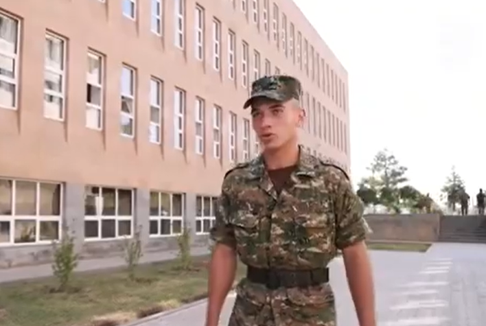Ռազմական ակադեմիայի նորեկ կուրսանտները