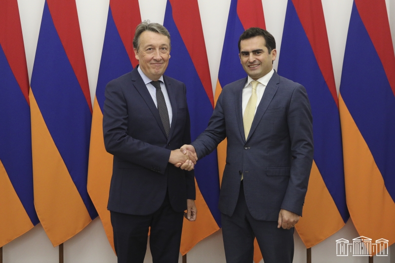 ՀՀ ԱԺ փոխնախագահ Հակոբ Արշակյանն ընդունել է Բելգիայի նորանշանակ դեսպանին