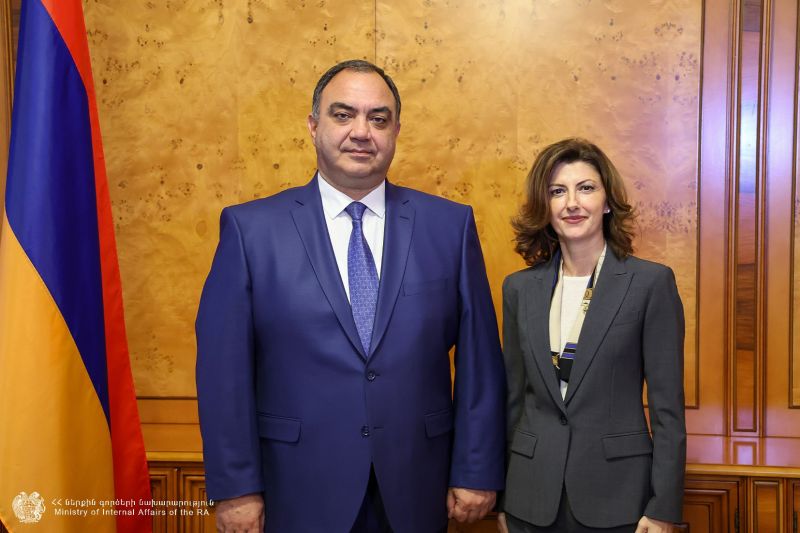 ՆԳ նախարարն ընդունել է ՄԱԿ ՓԳՀ ներկայացուցչի ժամանակավոր պաշտոնակատարին