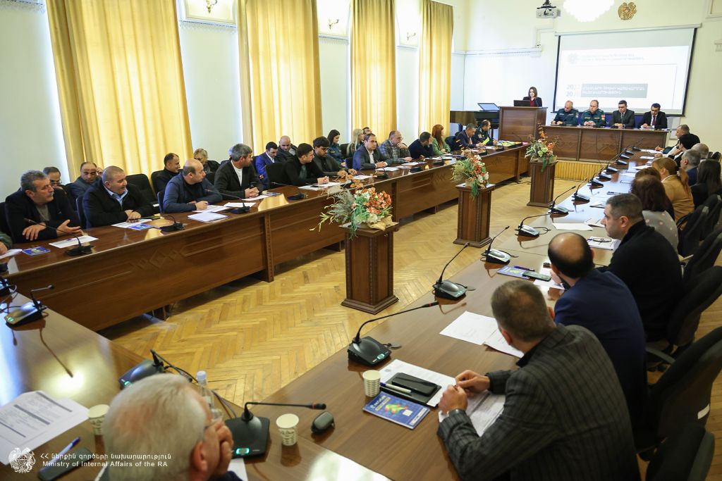 Աղետների ռիսկի նվազեցման միջազգային օրվան նվիրված աշխատաժողով Լոռու մարզում