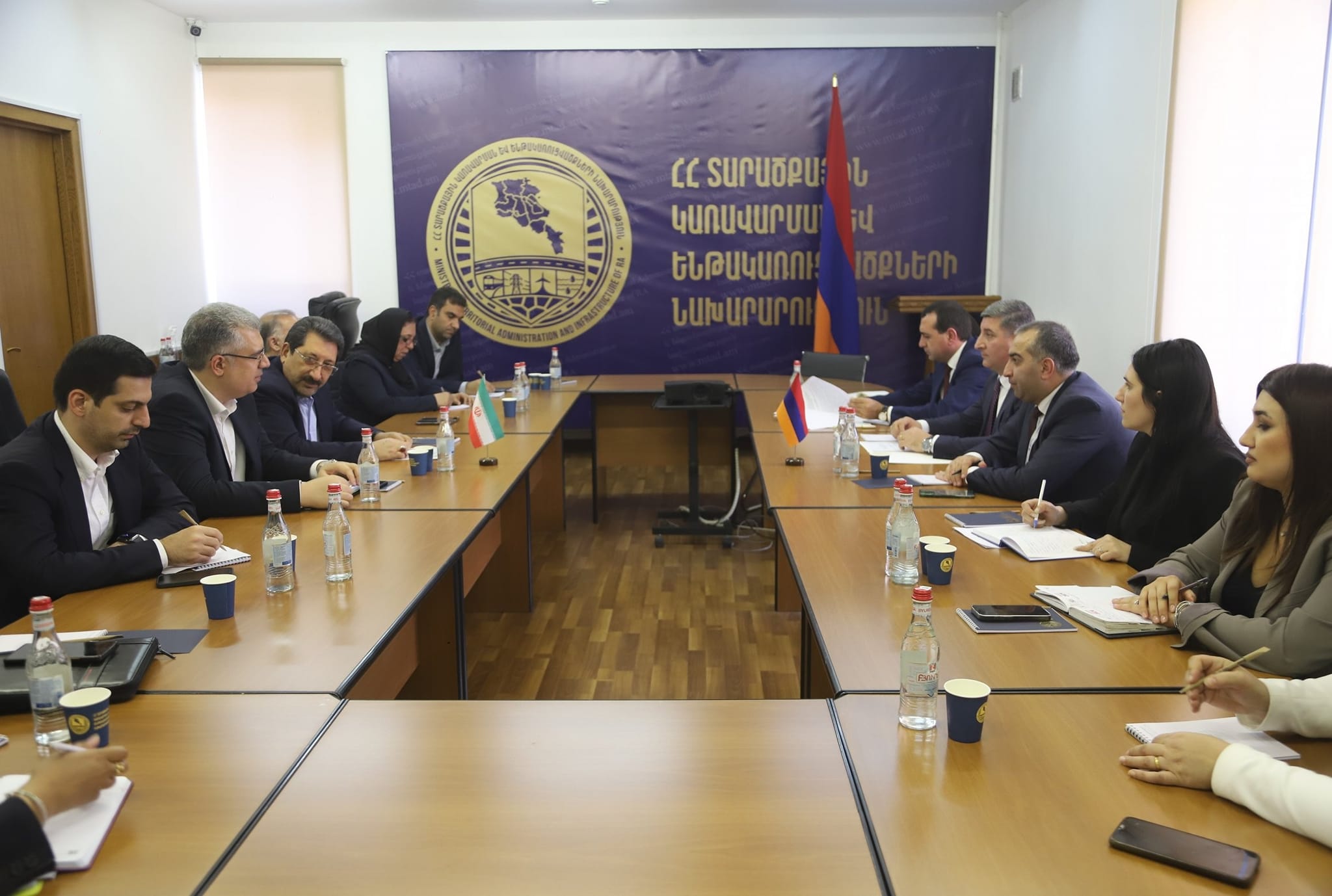 Գնել Սանոսյանը Սեյեդ Մոհամմադ Աթաբաքի հետ քննարկել է հանքարդյունաբերության ոլորտին առնչվող մի շարք հարցեր
