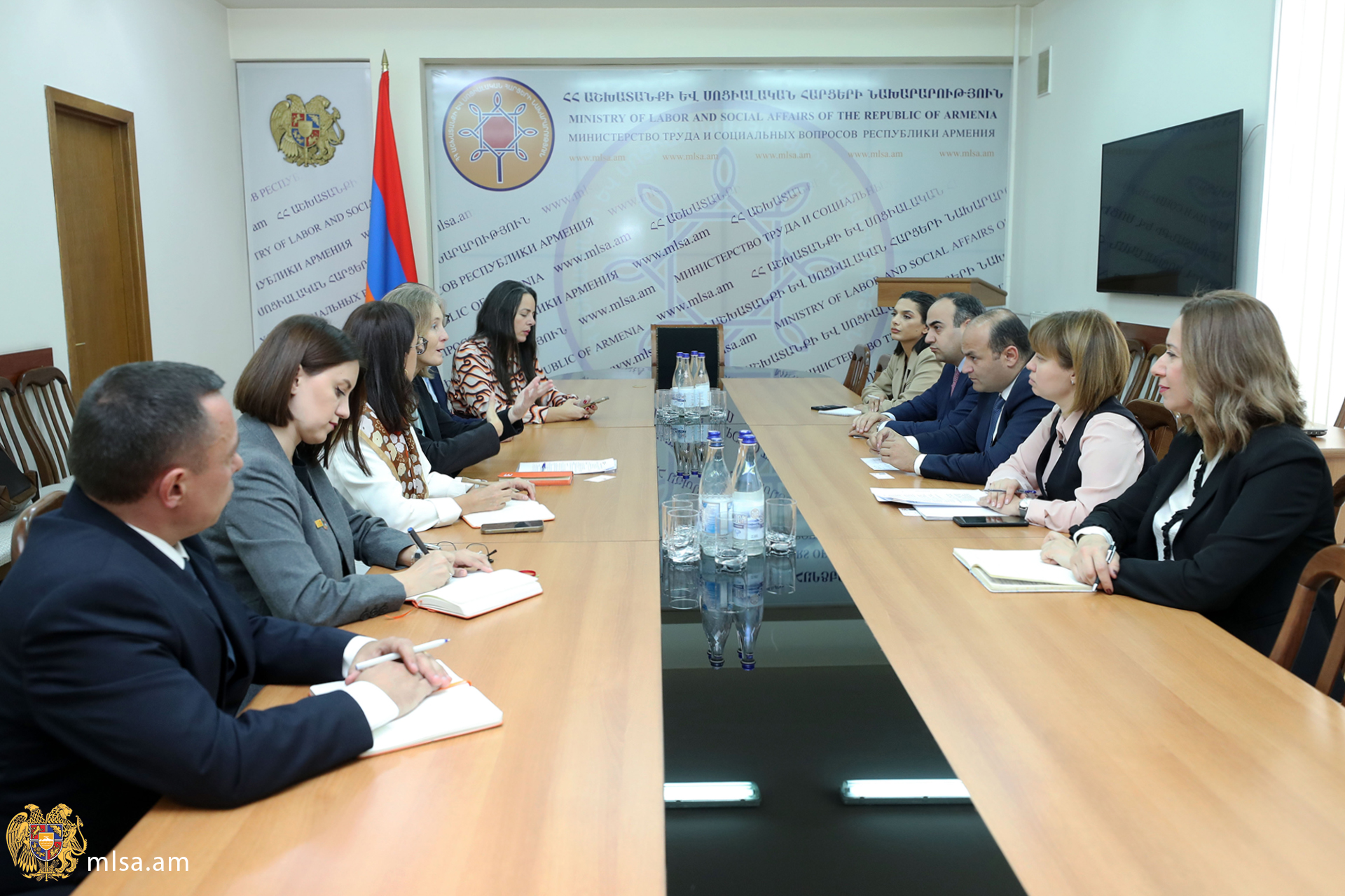 Նարեկ Մկրտչյանը հանդիպել է ՄԱԿ-ի Բնակչության հիմնադրամի Արևելյան Եվրոպայի և Կենտրոնական Ասիայի տարածաշրջանային գրասենյակի տնօրենի հետ