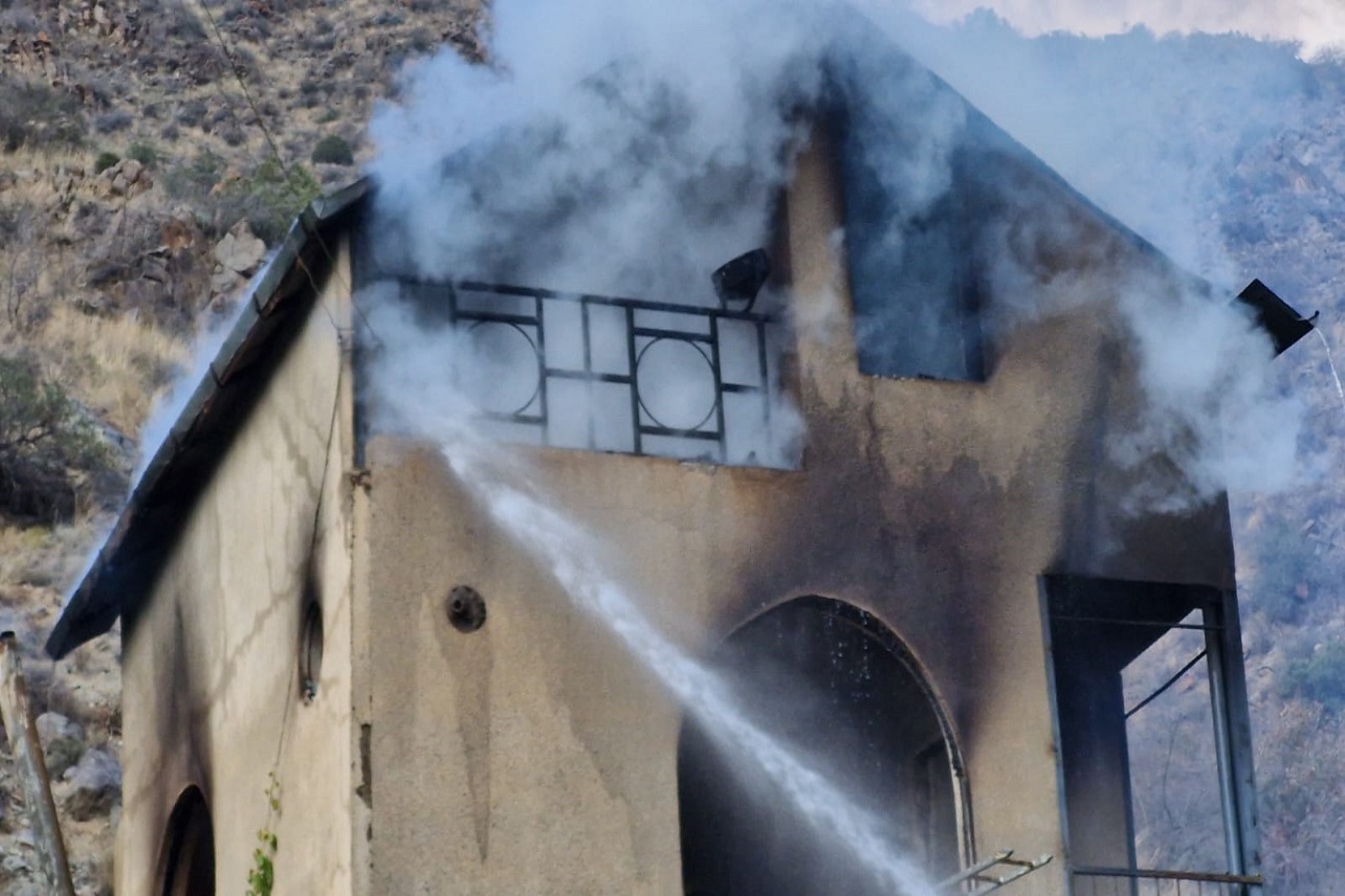 Հրդեհ Մեղրի քաղաքում