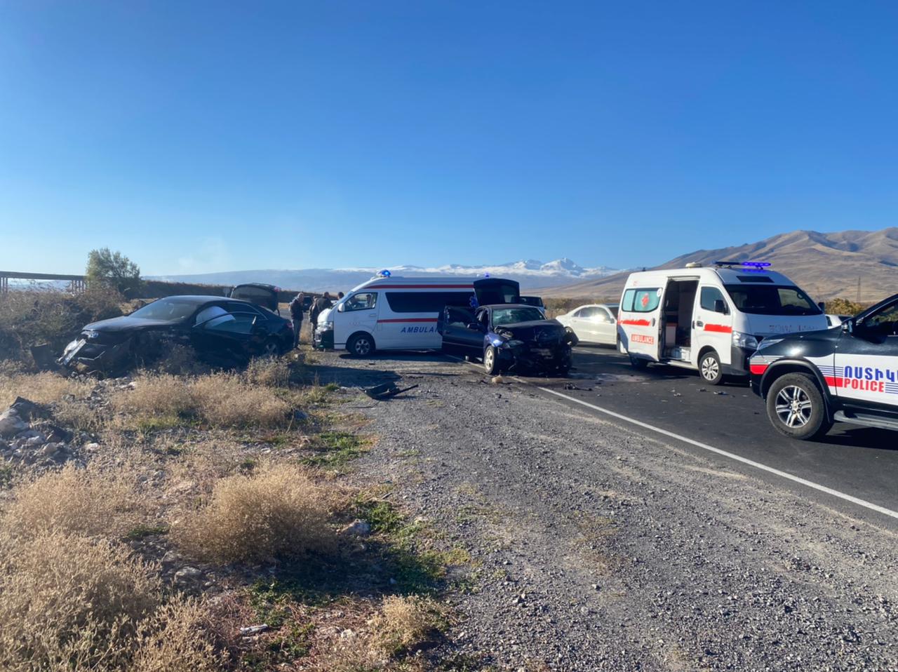 ՃՏՊ Եղվարդ-Նոր Գեղի ավտոճանապարհին