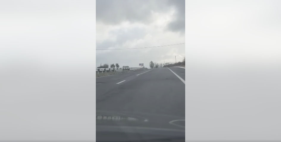 Սևանով անցնող հատվածում թեթև ձյուն է տեղում
