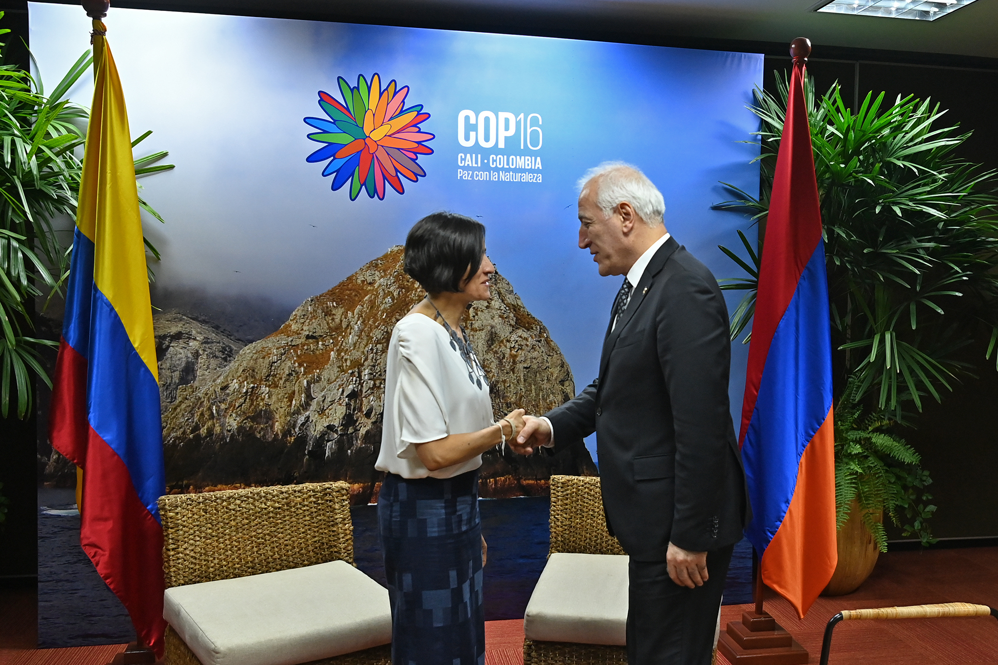 Վահագն Խաչատուրյանը հանդիպել է «COP16» համաժողովի նախագահ Սուսանա Մուհամադի հետ
