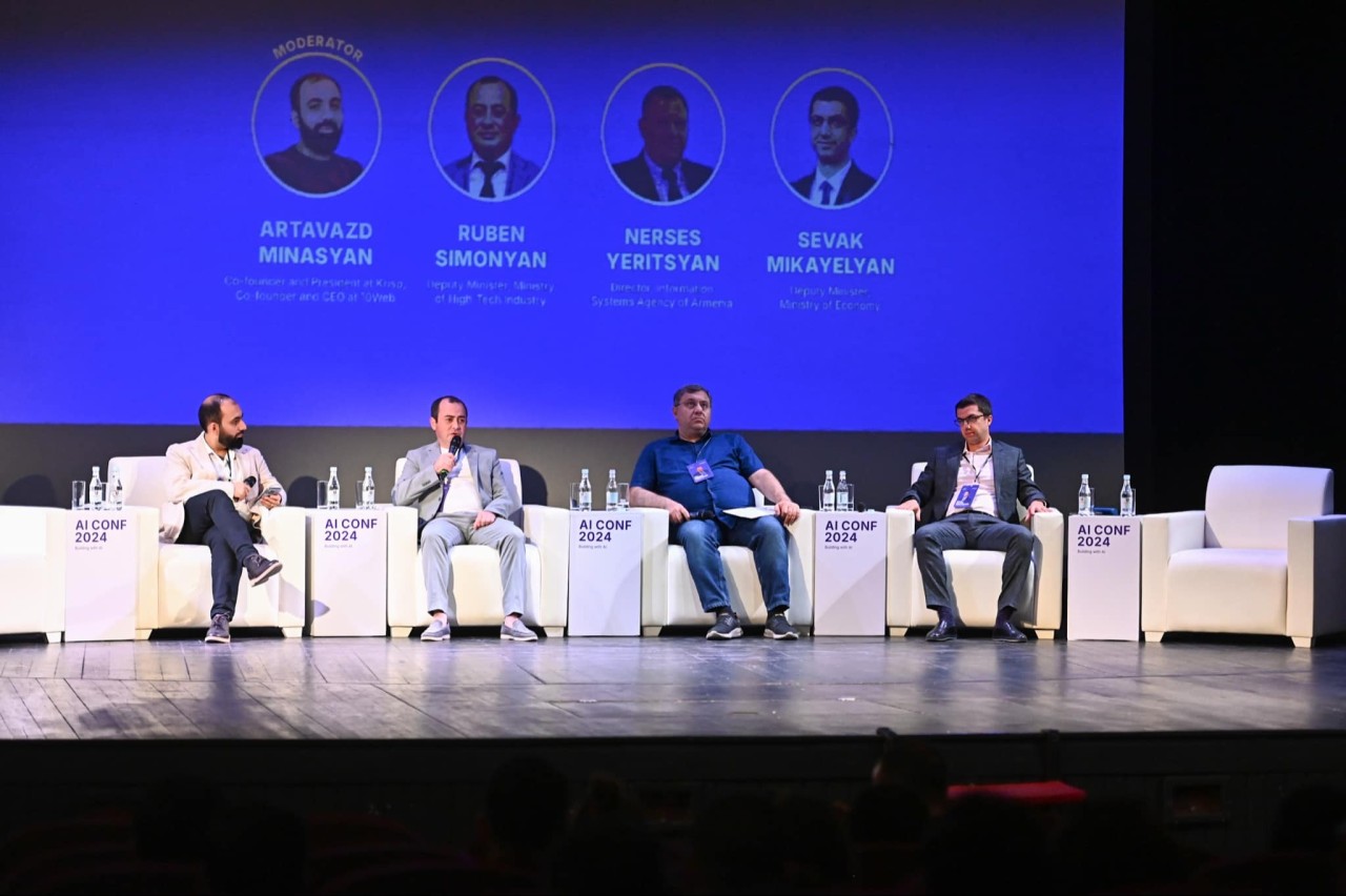 ԲՏԱ նախարարի տեղակալը AI Conf 2024 շրջանակում մասնակցել է ԱԲ թեմայով քննարկմանը