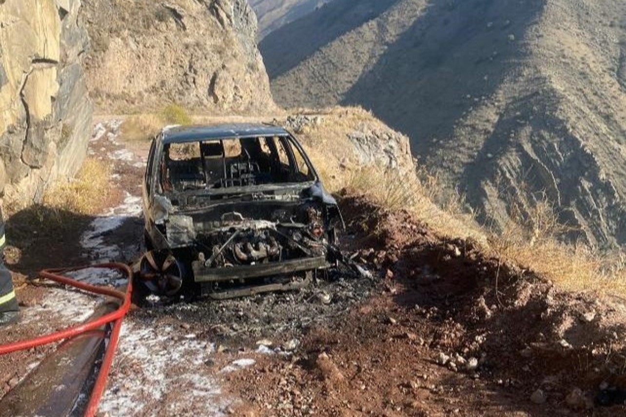 Գառնի գյուղում այրվել է ավտոմեքենա