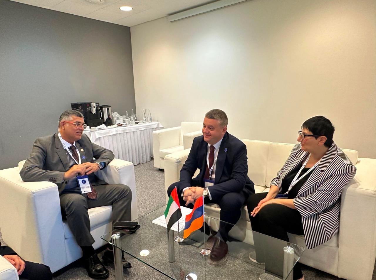 «Հիդրոօդերևութաբանության և մոնիթորինգի կենտրոն»-ի տնօրենը հանդիպել է Համաշխարհային օդերևութաբանական կազմակերպության նախագահի հետ