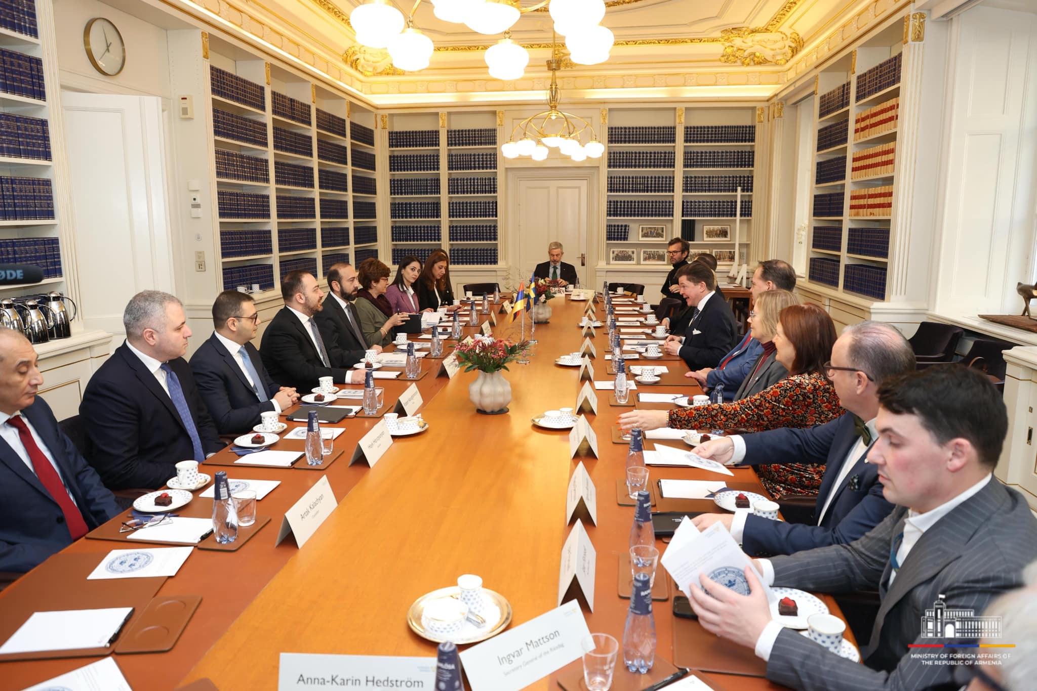 Շվեդիայում Արարատ Միրզոյանը ներկայացրել է Հայաստանի և Ադրբեջանի միջև հարաբերությունների կարգավորման գործընթացում հիմնական զարգացումները