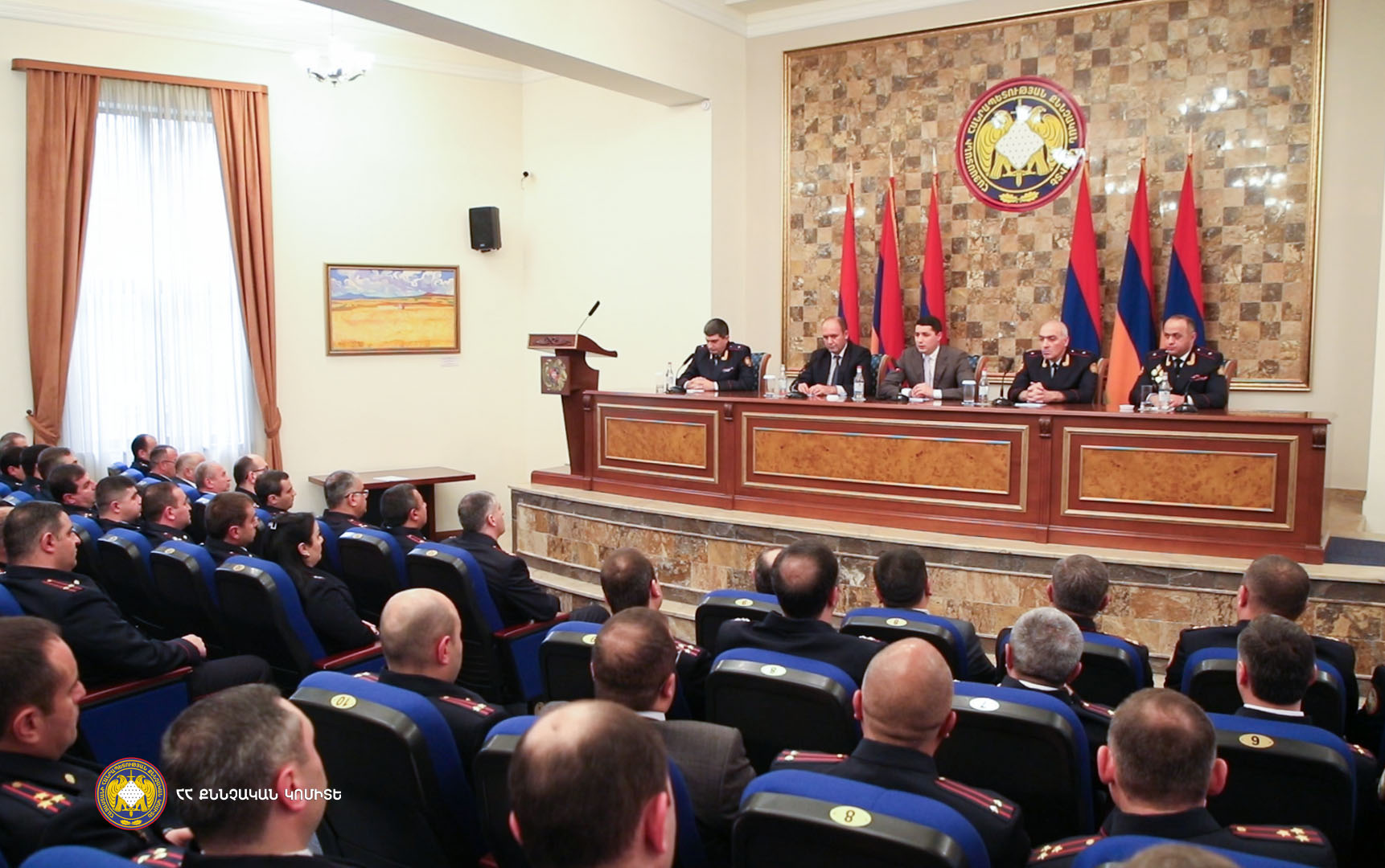 ՀՀ քննչական կոմիտեի նախագահ Արգիշտի Քյարամյանը աշխատանքային վերջին խորհրդակցությունն է անցկացրել