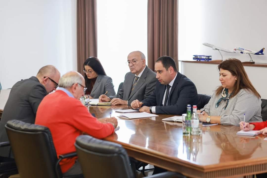 ՏԿԵ նախարարն ընդունել է Եվրոպական ներդրումային բանկի Հարավային Կովկասի տարածաշրջանային ներկայացուցչության ղեկավարին