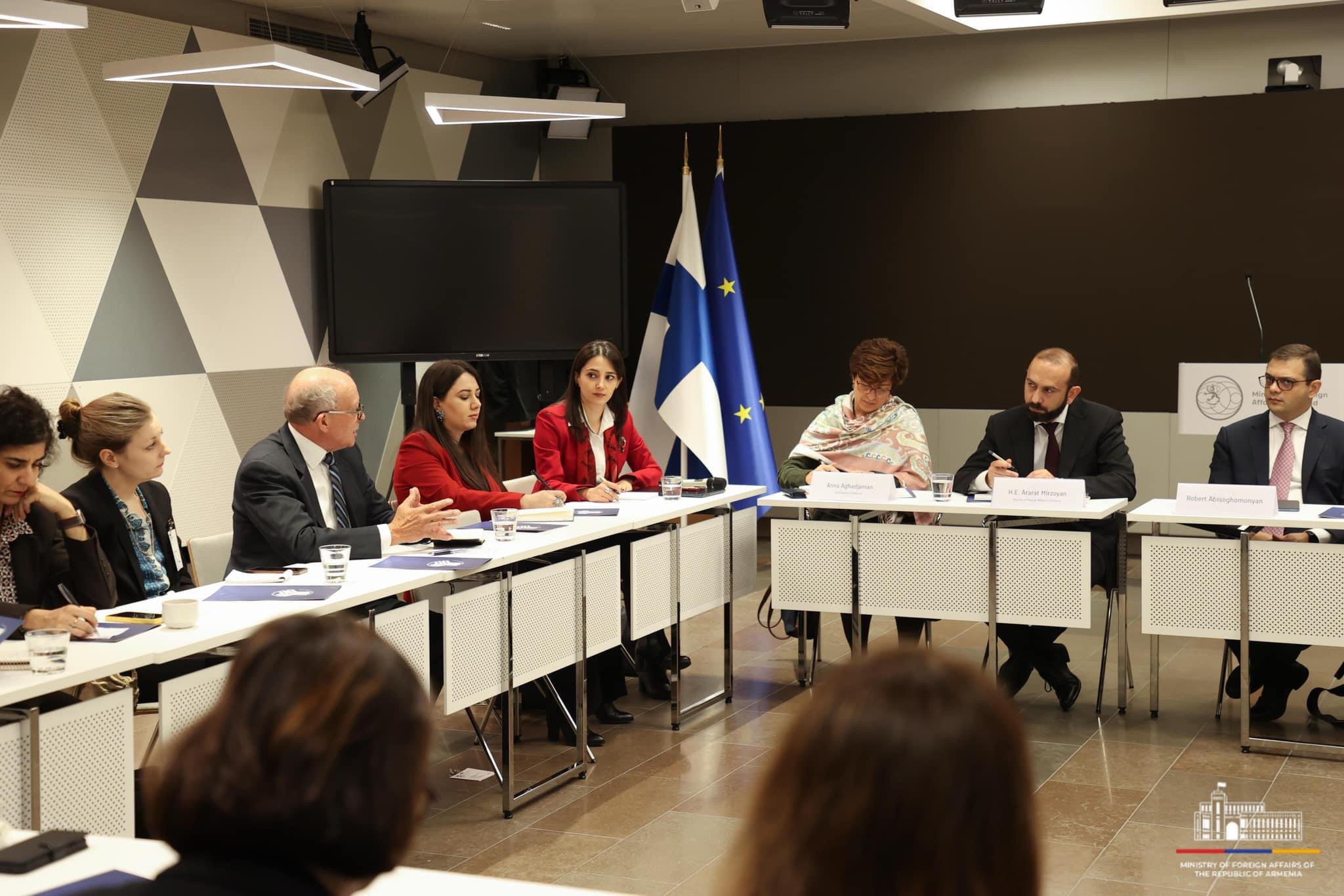 Արարատ Միրզոյանը Ֆինլանդիայում ներկայացրել է ՀՀ արտաքին քաղաքականության հիմնական առաջնահերթությունները