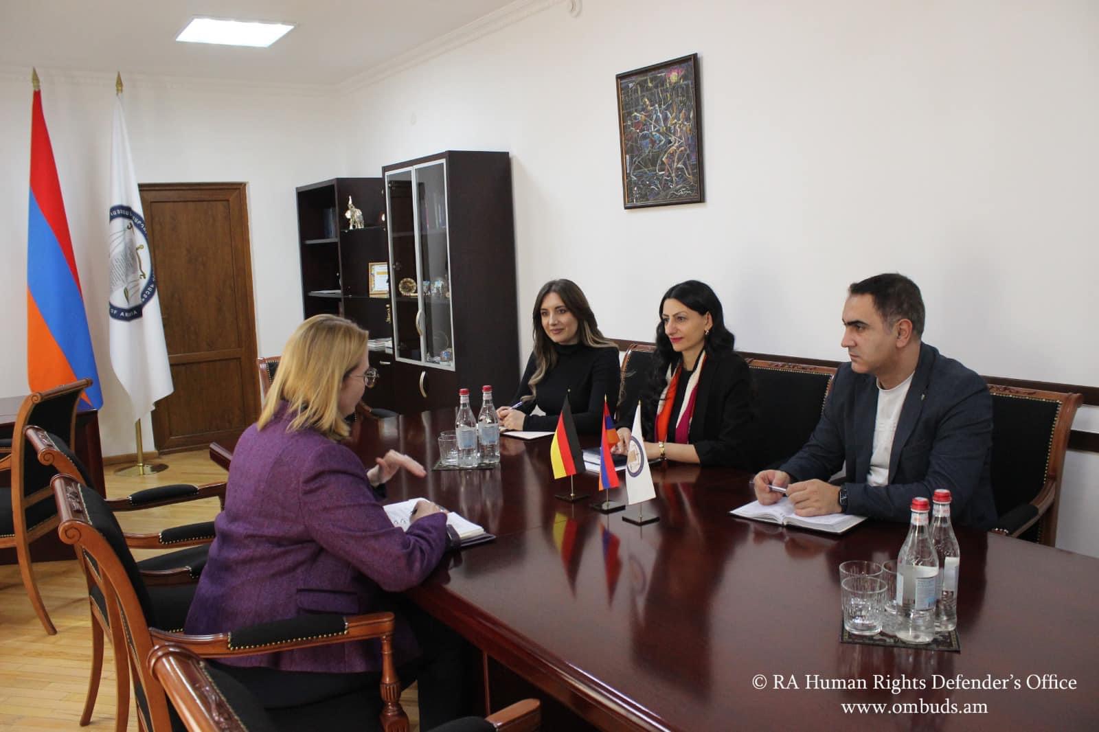 Անահիտ Մանասյանը ընդունել է ՀՀ-ում Գերմանիայի Դաշնային Հանրապետության նորանշանակ դեսպան Կլաուդիա Բուշին
