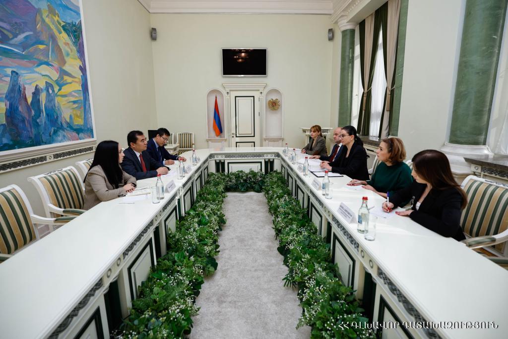 Գլխավոր դատախազը Հայաստանում Չինաստանի գործերի հավատարմատարի հետ քննարկել է փոխգործակցությունը զարգացնելու հեռանկարները