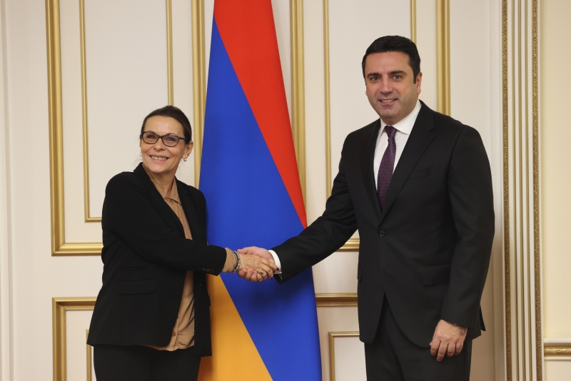Ալեն Սիմոնյանը հանդիպել է Ֆրանսիայի Ազգային ժողովի պատգամավոր Իզաբել Սանտիագոյի եւ Ալֆորվիլի քաղաքապետի հետ