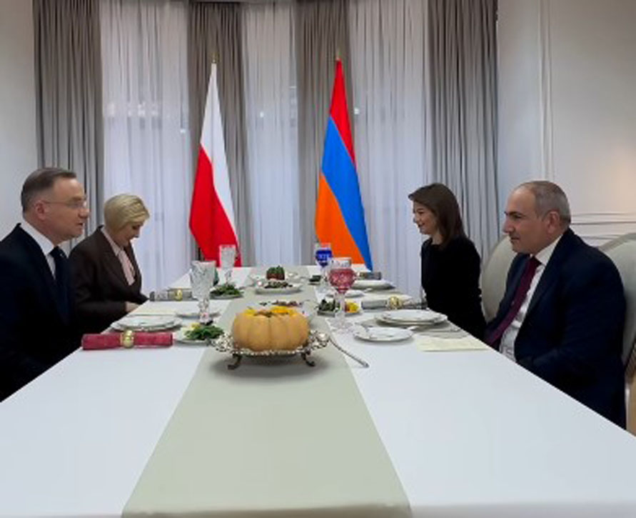 Ուրախ էինք հյուրընկալել Լեհաստանի նախագահին և առաջին տիկնոջը․ վարչապետ