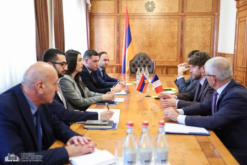 ՆԳ նախարարն ընդունել է Ֆրանսիայի արտակարգ և լիազոր դեսպանին