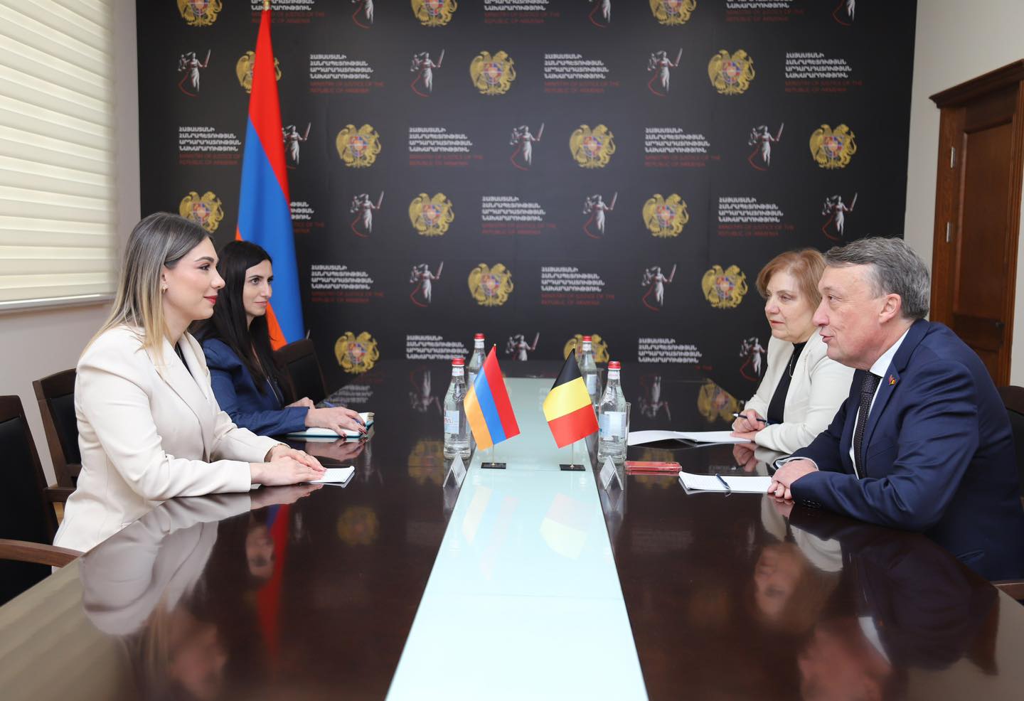 Արդարադատության նախարարն ընդունել է Բելգիայի դեսպանին