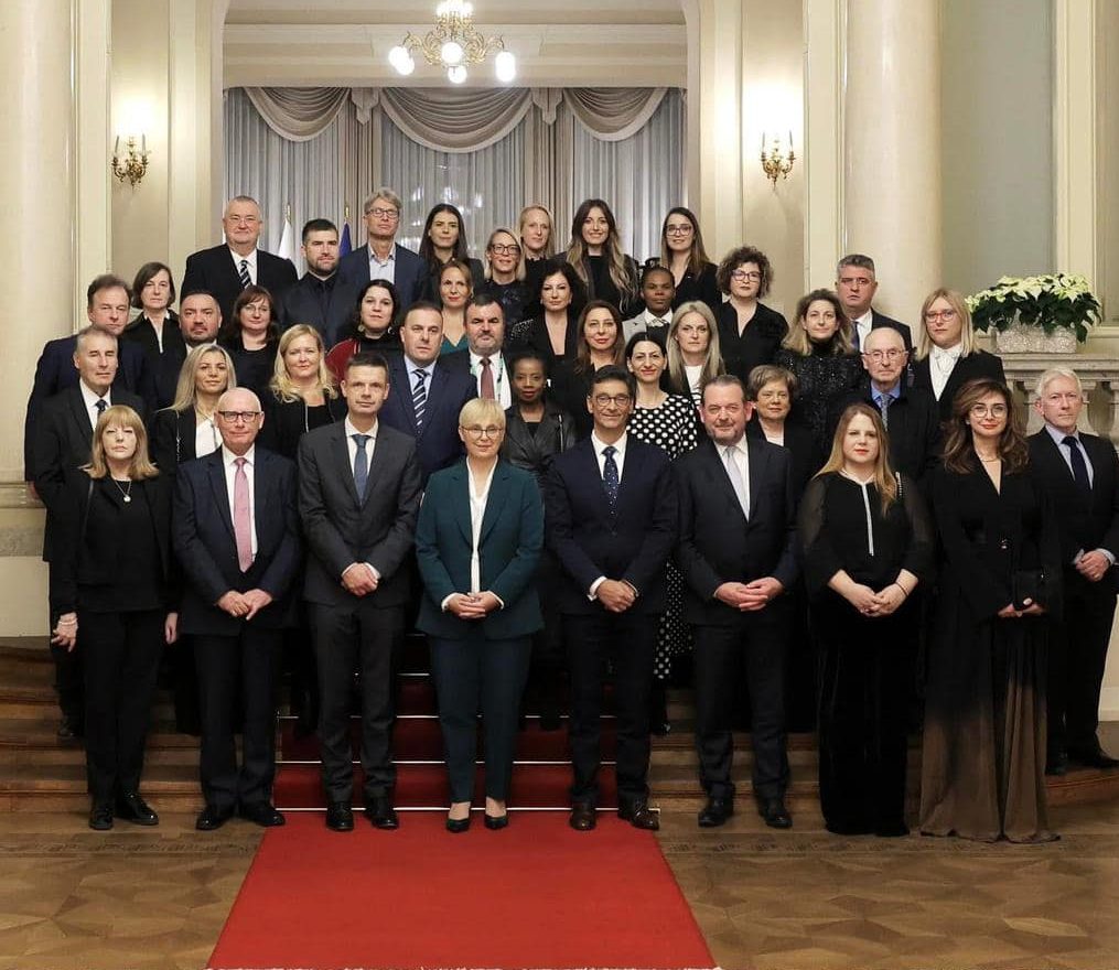 Անահիտ Մանասյանը մասնակցել է Սլովենիայի նախագահի անունից նախագահական պալատում կազմակերպված պաշտոնական ընդունելությանը