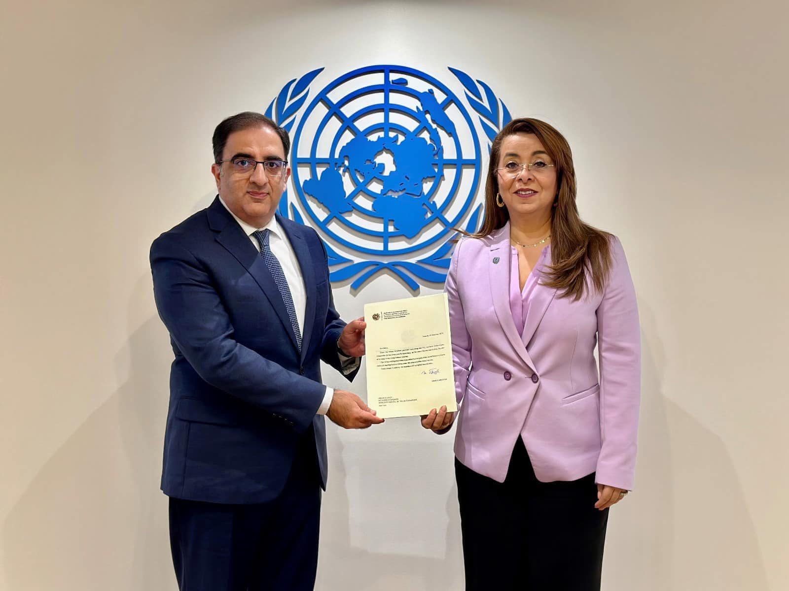 Դեսպան Անդրանիկ Հովհաննիսյանն իր հավատարմագրերն է հանձնել Վիեննայում ՄԱԿ գրասենյակի գլխավոր տնօրենին