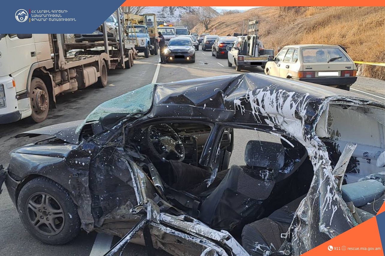 ՃՏՊ Վանաձոր-Երևան ավտոճանապարհին
