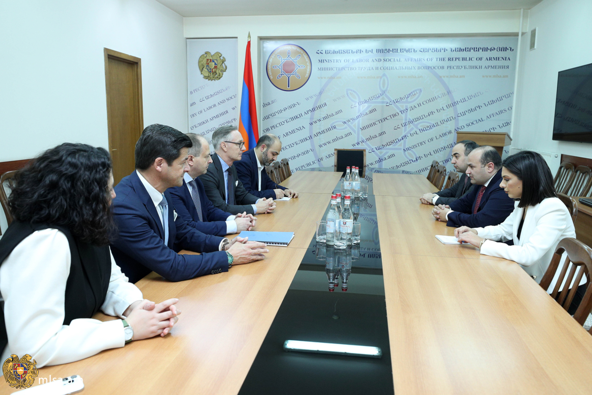 Նարեկ Մկրտչյանն ընդունել է «Ցե-Կվադրատ Ամպեգա Ասեթ Մենեջմենթ» ընկերության ներկայացուցիչներին