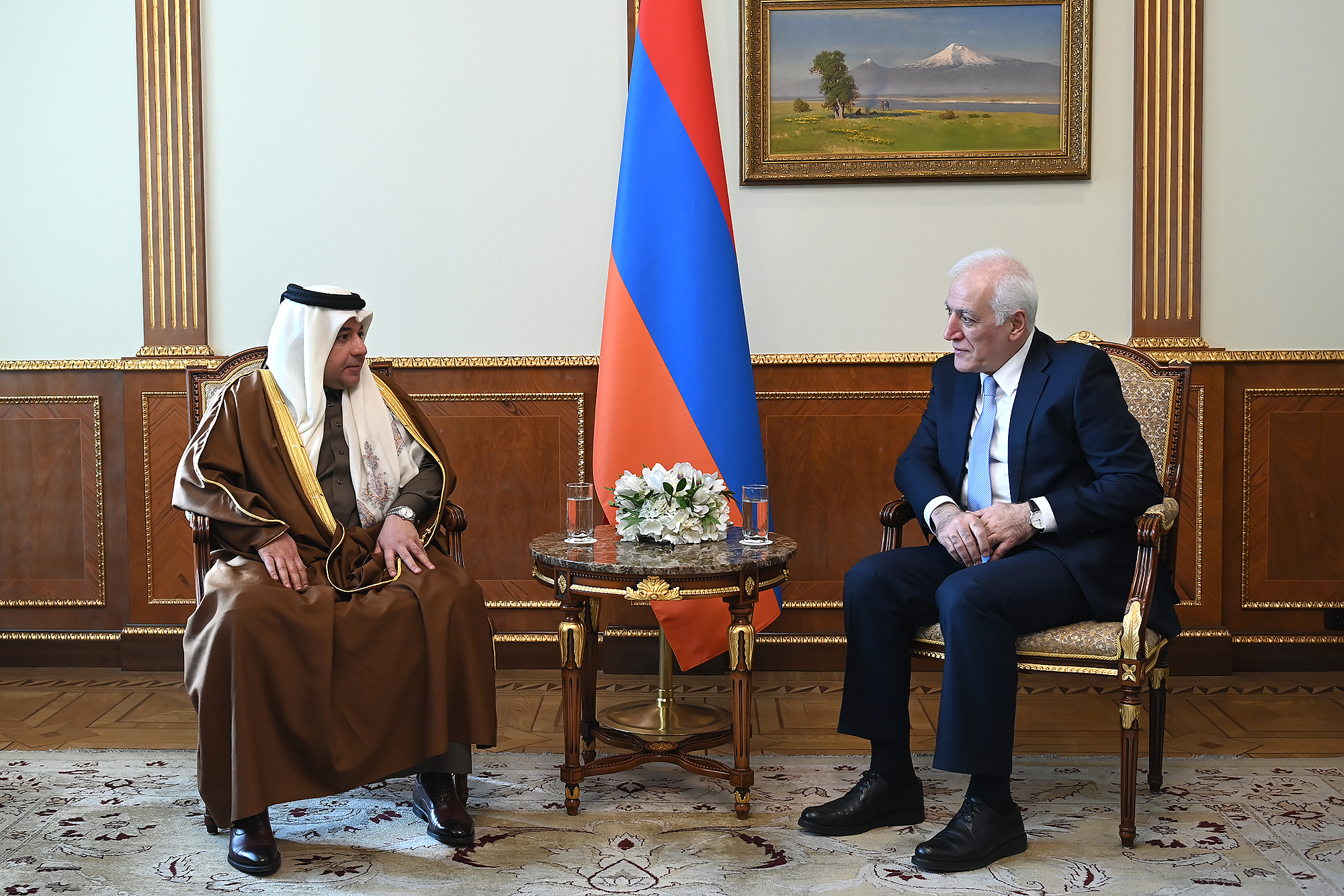 Նախագահ Վահագն Խաչատուրյանն ընդունել է Կատարի գործերի ժամանակավոր հավատարմատարին