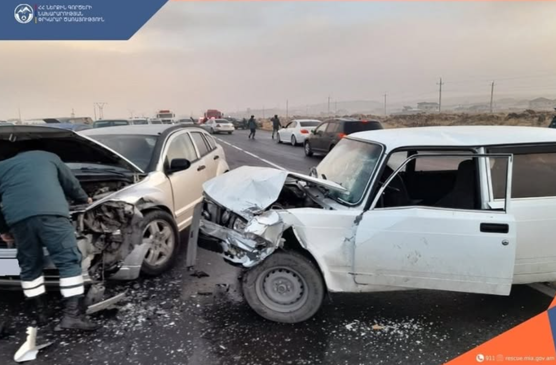 Աշտարակ-Էջմիածին ավտոճանապարհին տեղի է ունեցել ՃՏՊ․ կան տուժածներ