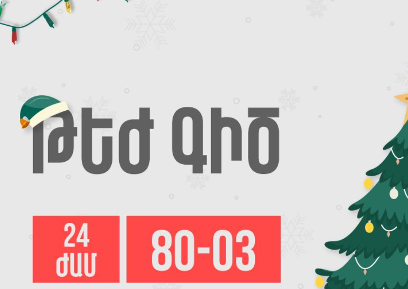 Առողջապահության նախարարության թեժ գիծն աշխատելու է նաև տոնական օրերին