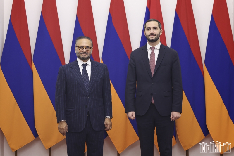 Ռուբեն Ռուբինյանն ընդունել է ԱՄԷ նախագահի դիվանագիտական հարցերով խորհրդական Անվար Գարգաշի գլխավորած պատվիրակությանը