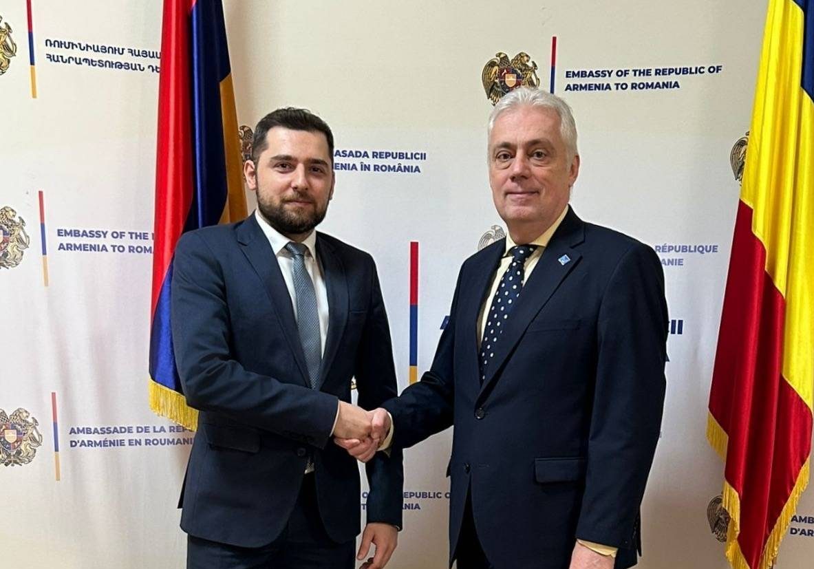 Դեսպան Տիգրան Գալստյանը հյուրընկալել է Եվրատլանտյան Դիմակայանության Կենտրոնի նախագահ, դեսպան Լուչիան Ֆատուին