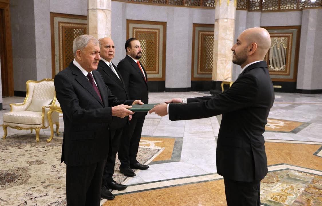Իրաքում Հայաստանի դեսպանն իր հավատարմագրերն է հանձնել երկրի նախագահին
