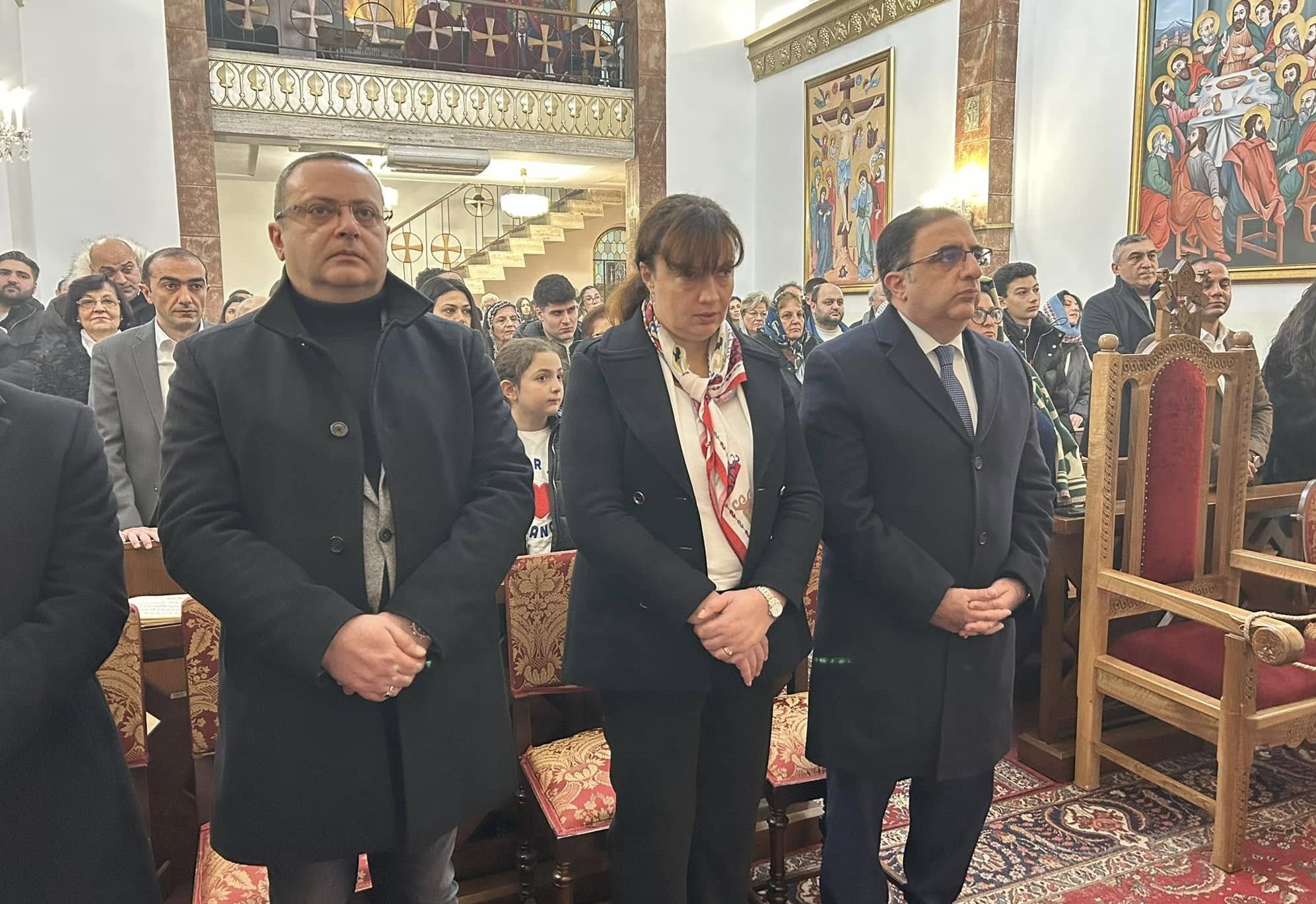 Դեսպան Անդրանիկ Հովհաննիսյանը Վիեննայի Սուրբ Հռիփսիմե եկեղեցում ներկա է գտնվել Սուրբ Ծննդյան տոնին նվիրված պատարագին