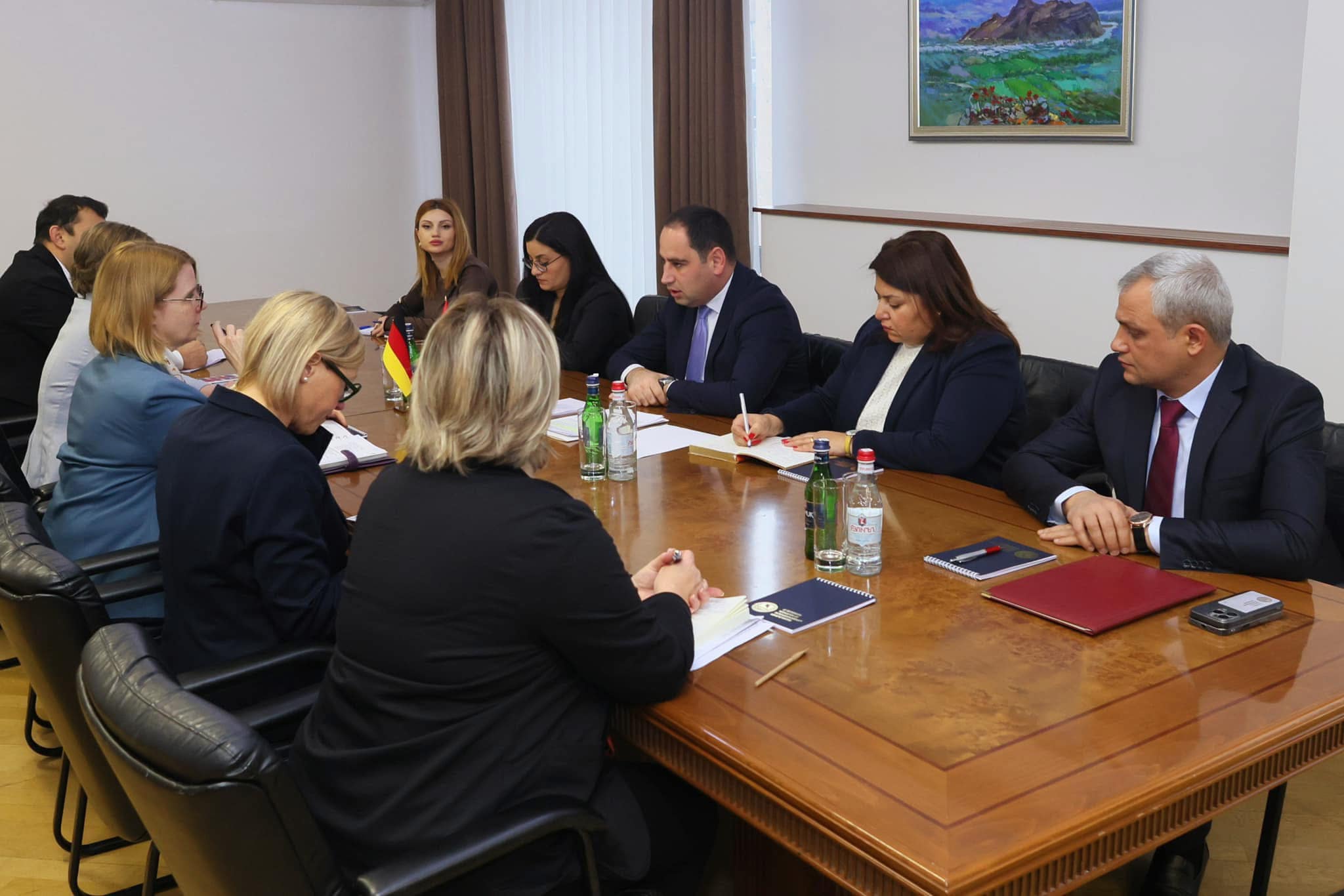 Գերմանիայի դեսպանի հետ հանդիպմանը անդրադարձ է կատարվել էներգետիկ և ջրային ոլորտներում համագործակցության վերաբերյալ հարցերին