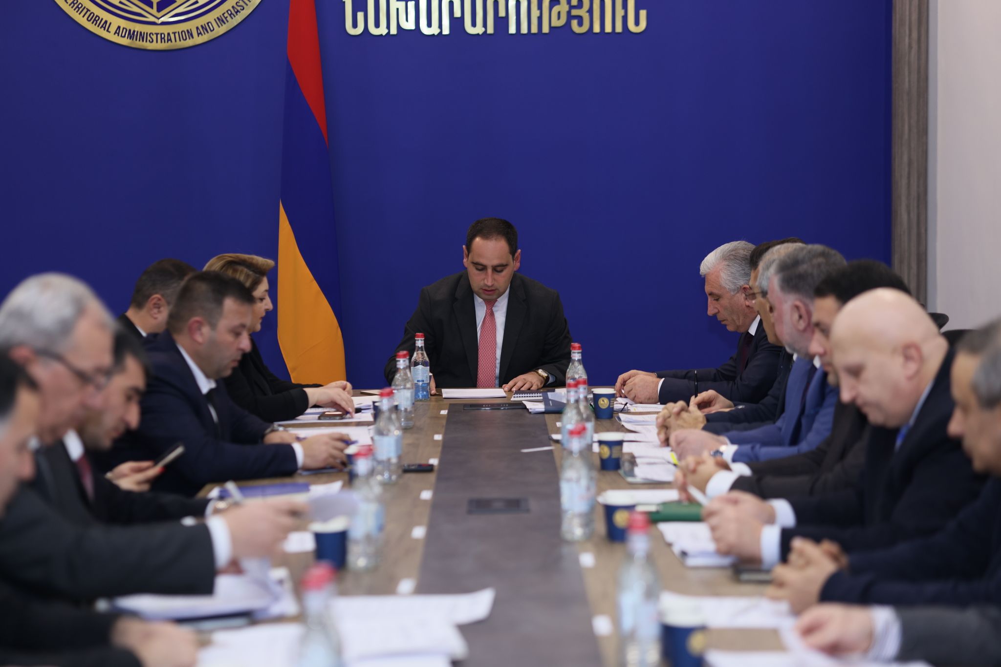 ՏԿԵ նախարար Դավիթ Խուդաթյանն այսօր աշխատանքային խորհրդակցություն է անցկացրել