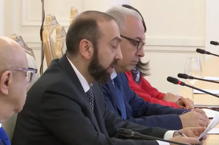 Արարատ Միրզոյանի բացման խոսքը ՌԴ ԱԳ նախարար Սերգեյ Լավրովի ընդլայնված կազմով հանդիպմանը