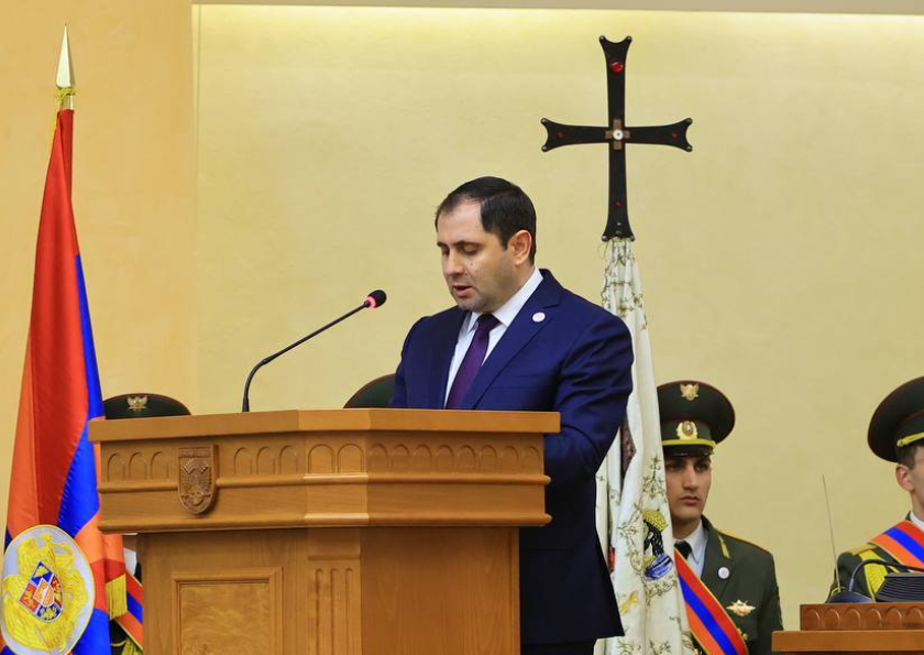 Սուրեն Պապիկյանի ելույթը՝ ՀՀ բանակի կազմավորման 33-ամյակին նվիրված հանդիսավոր միջոցառման ժամանակ