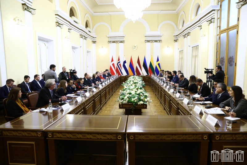 ԱԺ-ում հյուրընկալվել են Հյուսիսային Եվրոպա-Բալթյան երկրներ համագործակցության ձևաչափի խորհրդարանների նախագահների ու փոխնախագահների գլխավորած պատվիրակությունները